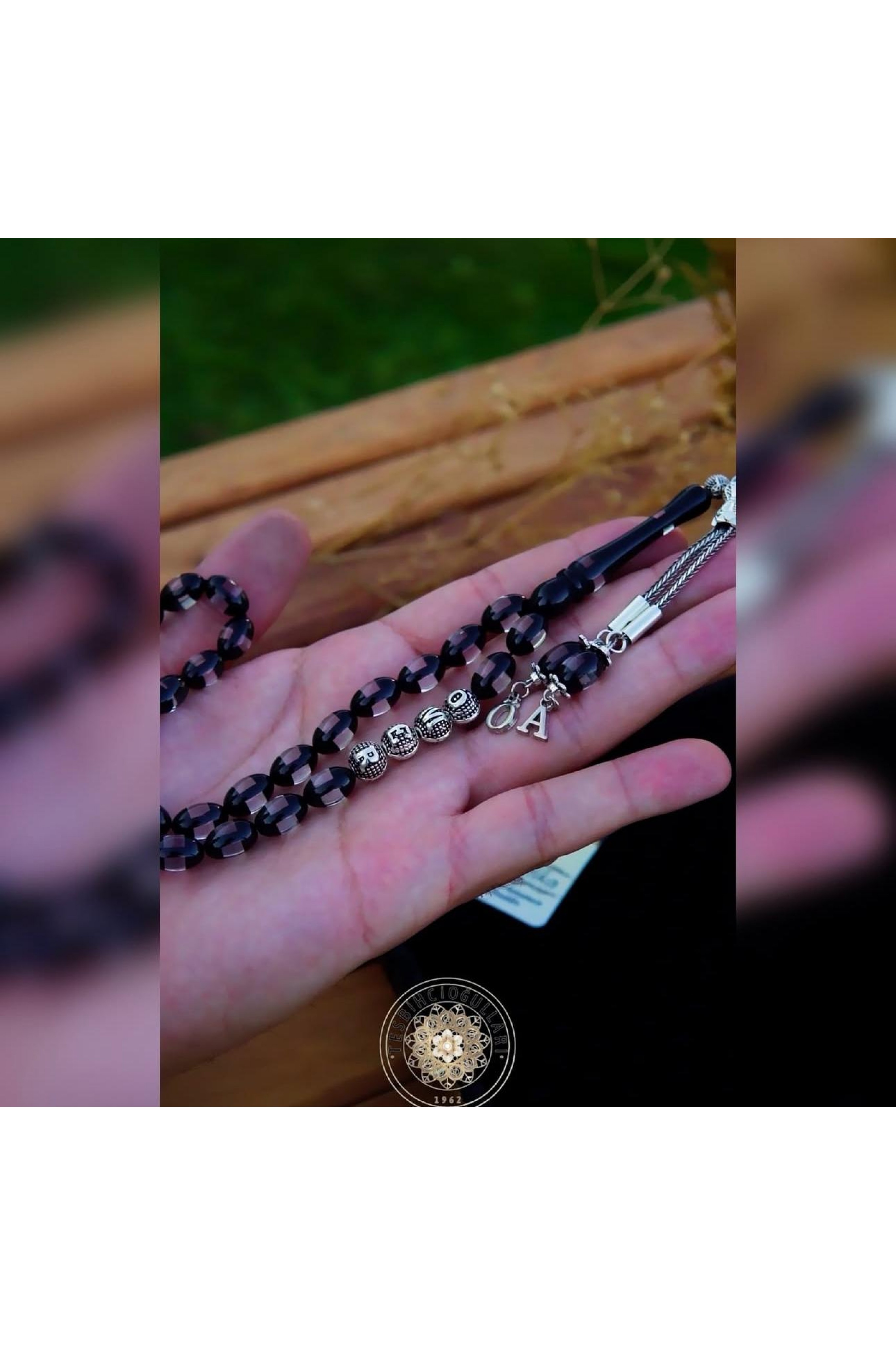 Sürmeli Sıkma Ateş Kehribar Tesbih