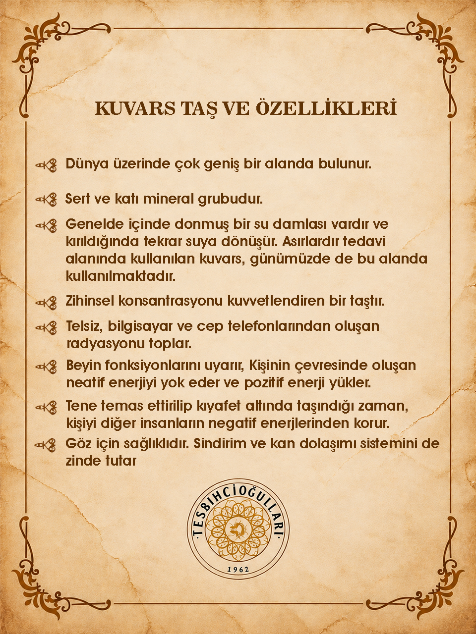 Kuvars Doğaltaş Tesbih 3 Kuvars Doğaltaş Tesbih