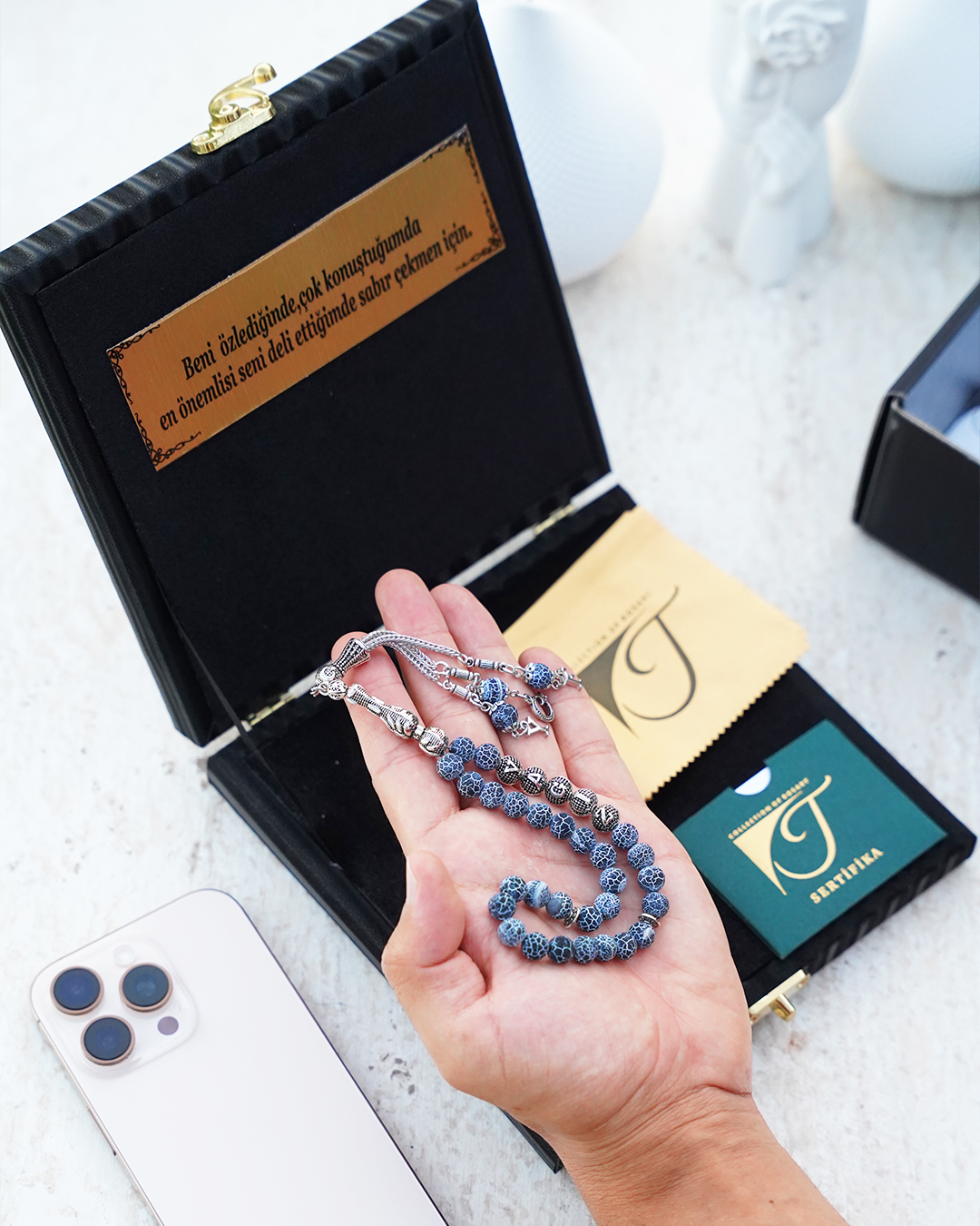 Obsidyen Doğaltaş Tesbih 1 Obsidyen Doğaltaş Tesbih